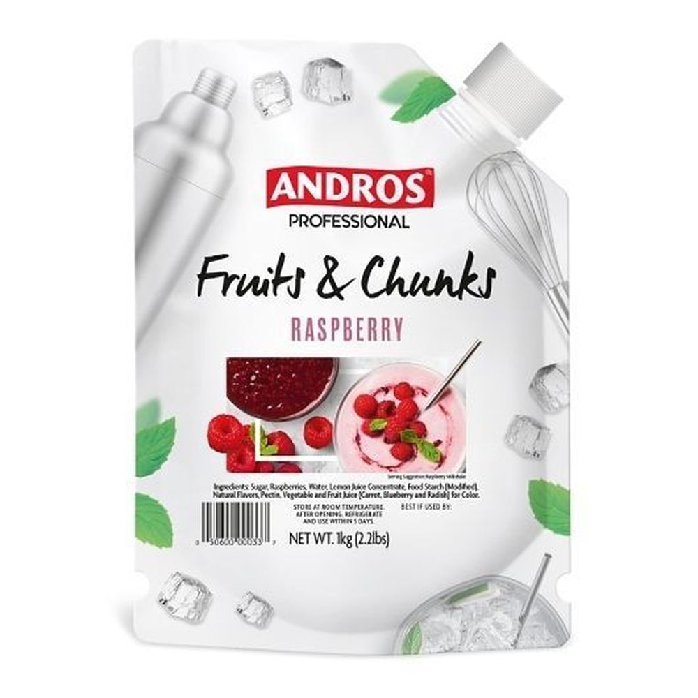 Andros Professional Raspberry Fruit & Chunks